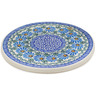 Polish Pottery Cutting Board 7&quot; Marigold Morning