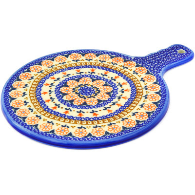 Polish Pottery Cutting Board 8&frac12;-inch Amarillo