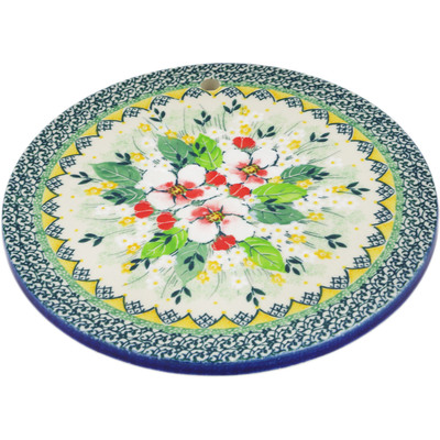 Polish Pottery Cutting Board 8&quot; Country Boutique UNIKAT