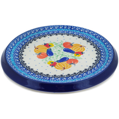 Polish Pottery Cutting Board 8&quot; Glorious Sequence UNIKAT