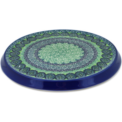 Polish Pottery Cutting Board 8&quot; Kiwi UNIKAT