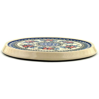 Polish Pottery Cutting Board 8&quot; Lancaster Rose