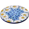 Polish Pottery Cutting Board 8&quot; Pansies And Daisies UNIKAT