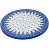 Polish Pottery Cutting Board 8&quot; Piney Forest UNIKAT