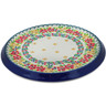Polish Pottery Cutting Board 8&quot; Summer Blossoms