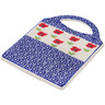 Polish Pottery Cutting Board 8&quot; Wind-blown Poppies