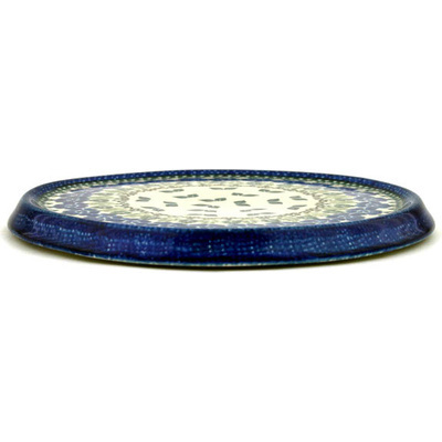 Polish Pottery Cutting Board 8&quot; Wondering Leaves