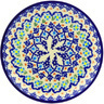 Polish Pottery Dessert Plate 7&frac12;-inch Graphic Armor