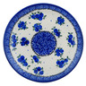 Polish Pottery Dessert Plate 7&frac12;-inch Lovely Blueberries