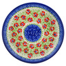 Polish Pottery Dessert Plate 7&frac12;-inch Midsummer Bloom