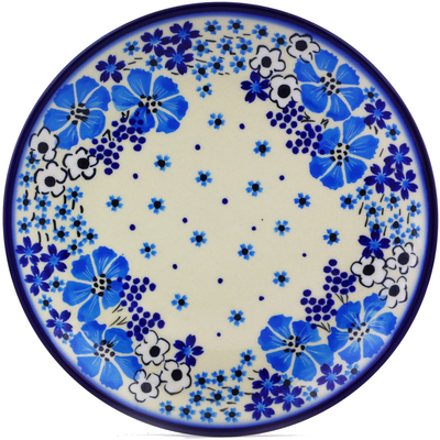 Polish Pottery Dessert Plate 7&frac12;-inch Pansy Dawn