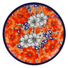 Polish Pottery Dessert Plate 7&frac12;-inch Poppy Passion UNIKAT