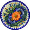 Polish Pottery Dessert Plate 7&frac12;-inch Poppy Trio UNIKAT
