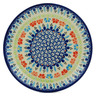 Polish Pottery Dessert Plate 7&frac12;-inch Spring Flowers