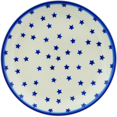 Polish Pottery Dessert Plate 7&frac12;-inch Stars Of Pride