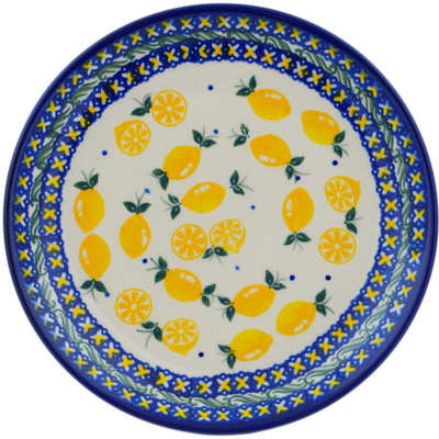 Polish Pottery Dessert Plate 7&frac12;-inch When Life Gives You Lemons