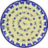 Polish Pottery Dessert Plate 7.5 inch Boo Boo Kitty Paws