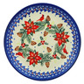 Polish Pottery Dessert Plate 7.5 inch Cardinal&#039;s Home UNIKAT
