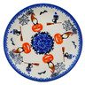 Polish Pottery Dessert Plate 7.5 inch Spooky Town