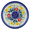 Polish Pottery Dessert Plate 7.5 inch Summer&#039;s Garden UNIKAT