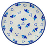 Polish Pottery Dessert Plate Always Together