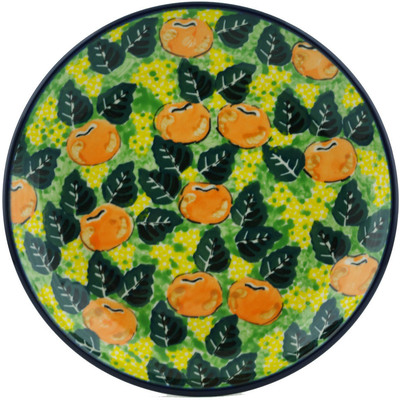 Polish Pottery Dessert Plate Apple Grove UNIKAT