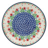 Polish Pottery Dessert Plate Babcia&#039;s Garden