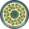 Polish Pottery Dessert Plate Berry Garland