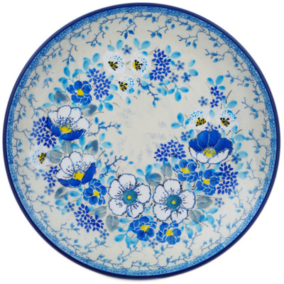 Polish Pottery Dessert Plate Blissful Beauty UNIKAT