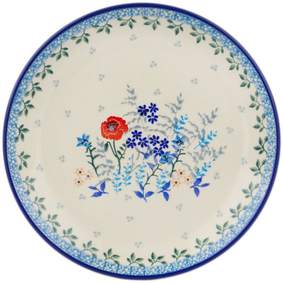 Polish Pottery Dessert Plate Bloom And Vine