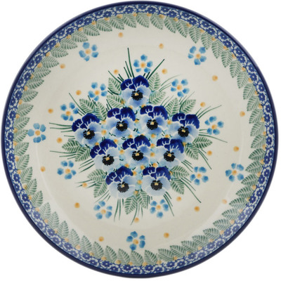 Polish Pottery Dessert Plate Blue Dreams