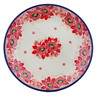 Polish Pottery Dessert Plate Blushing Florals