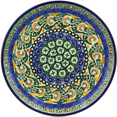 Polish Pottery Dessert Plate Burlesque UNIKAT