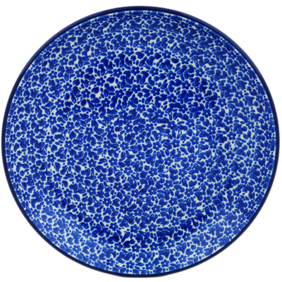 Polish Pottery Dessert Plate Choppy Waters