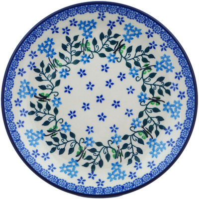 Polish Pottery Dessert Plate Circle Of Delicacy