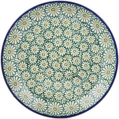 Polish Pottery Dessert Plate Daisies Galore