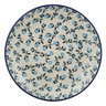 Polish Pottery Dessert Plate Daisy Vibrancy