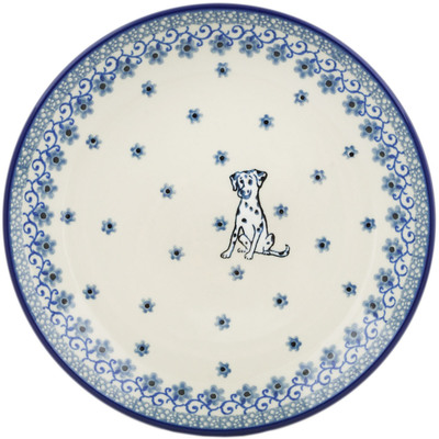 Polish Pottery Dessert Plate Dalmatian Delight
