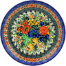 Polish Pottery Dessert Plate Divinity UNIKAT