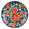 Polish Pottery Dessert Plate Flowers Collected On A Sunny Day UNIKAT