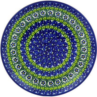 Polish Pottery Dessert Plate Frenzy UNIKAT