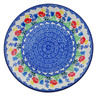 Polish Pottery Dessert Plate Front Yard Blooms