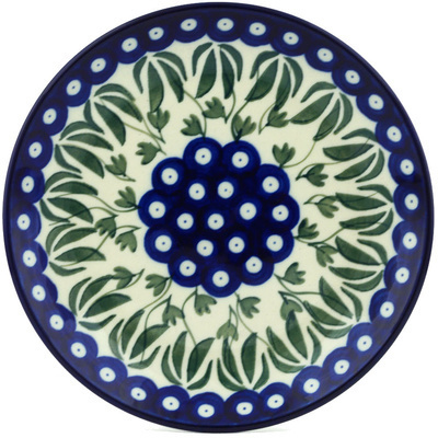 Polish Pottery Dessert Plate Garden Pot