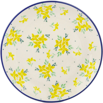 Polish Pottery Dessert Plate Goldie