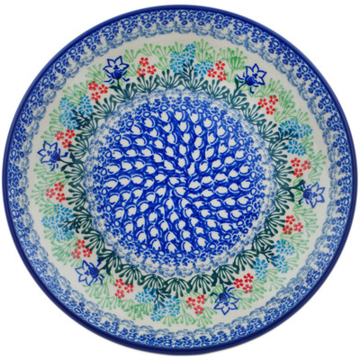 Polish Pottery Dessert Plate Great Day