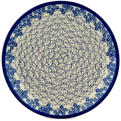 Polish Pottery Dessert Plate Grey Goose