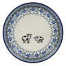 Polish Pottery Dessert Plate Happy Cows