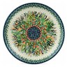 Polish Pottery Dessert Plate Harvest UNIKAT