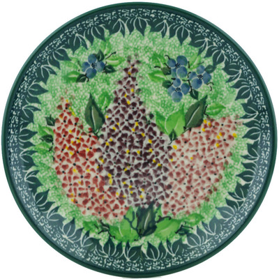 Polish Pottery Dessert Plate Heart Of Spring Time UNIKAT