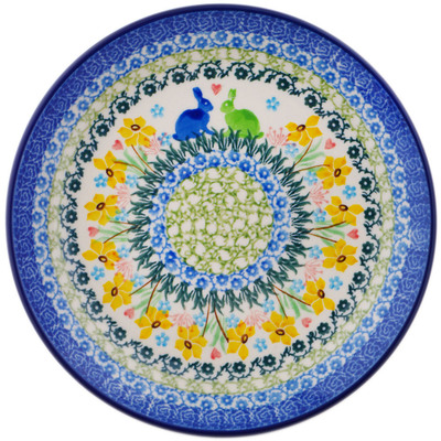 Polish Pottery Dessert Plate Hopping In Love